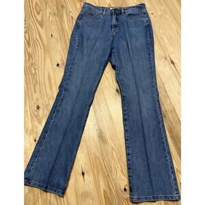 Jeanstar Premium Denim Elle Womens Dark Blue Jeans Mid Rise Size 12 31x31